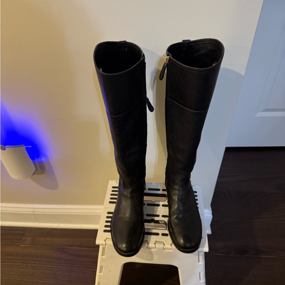 Black Knee-High Boots